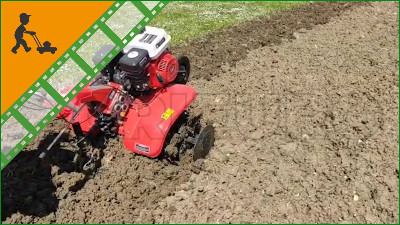 Motozappa GeoTech PGT 700: funzionamento del prodotto con fresa da 85 cm e marce 2+1