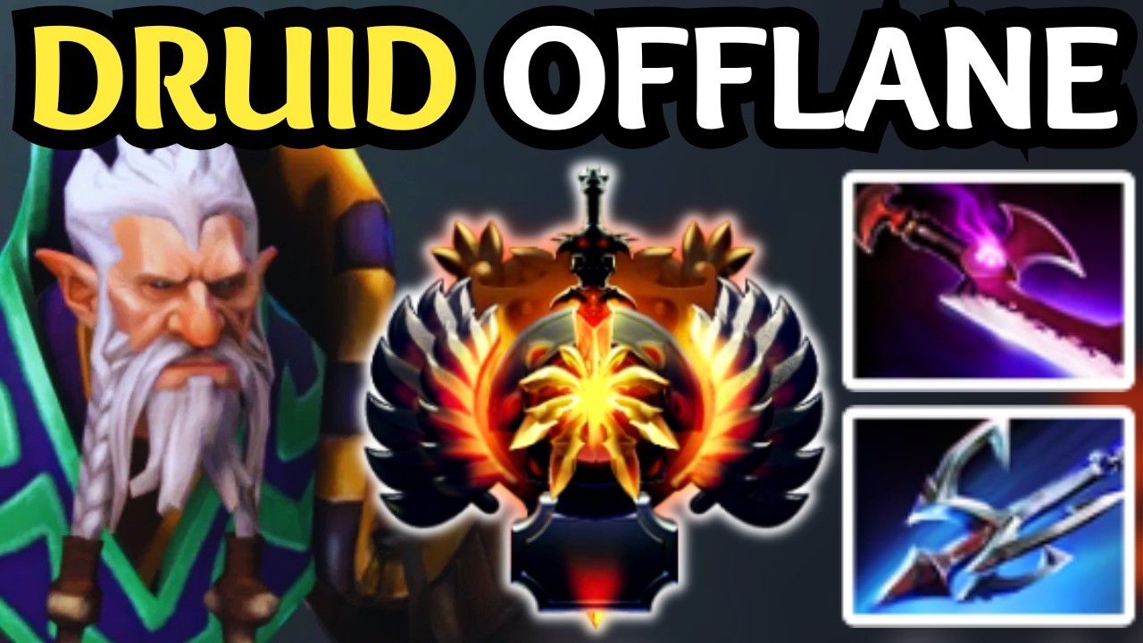 🔥 PRO LONE DRUID OFFLANE — UNSTOPPABLE BEAR DAMAGE 🔥 DOTA 2