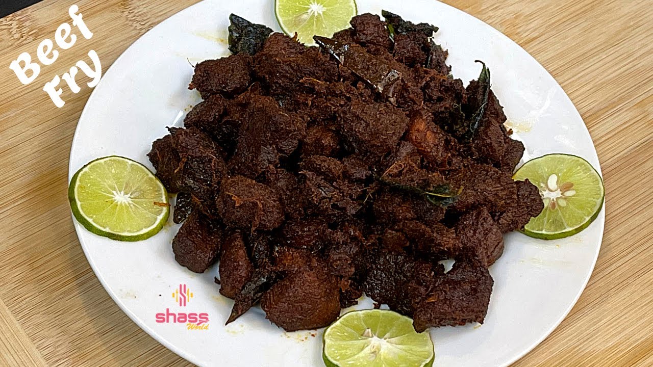 Beef Fry | Beef Fry Kerala Style | Beef Fry Malayalam | Pothirachi | Beef Porichathu|SHASS WORLD 164