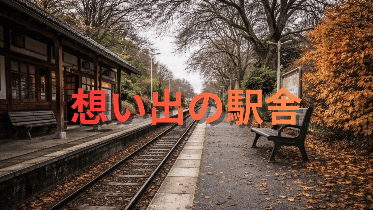 想い出の駅舎　「今の自分を見つめ直して、明日へ向かう演歌曲です」