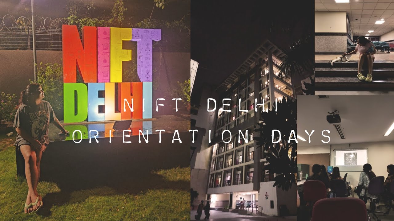 NIFT DELHI ORIENTATION DAYS! charcoal workshop, nift tour, alumni meet, movie night!