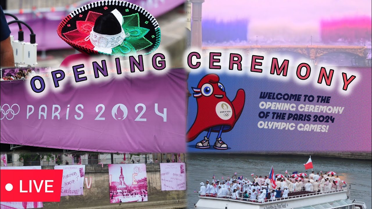 LIVE Cérémonie d'ouverture JO Paris 2024 | Opening Ceremony Paris Olympics 2024 #paris2024 #olympics