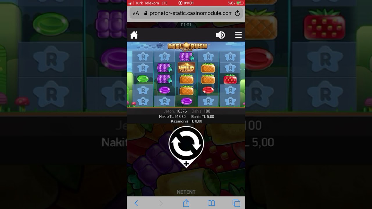 REEL RUSH KISA VE &Ouml;Z KAZANDIK!