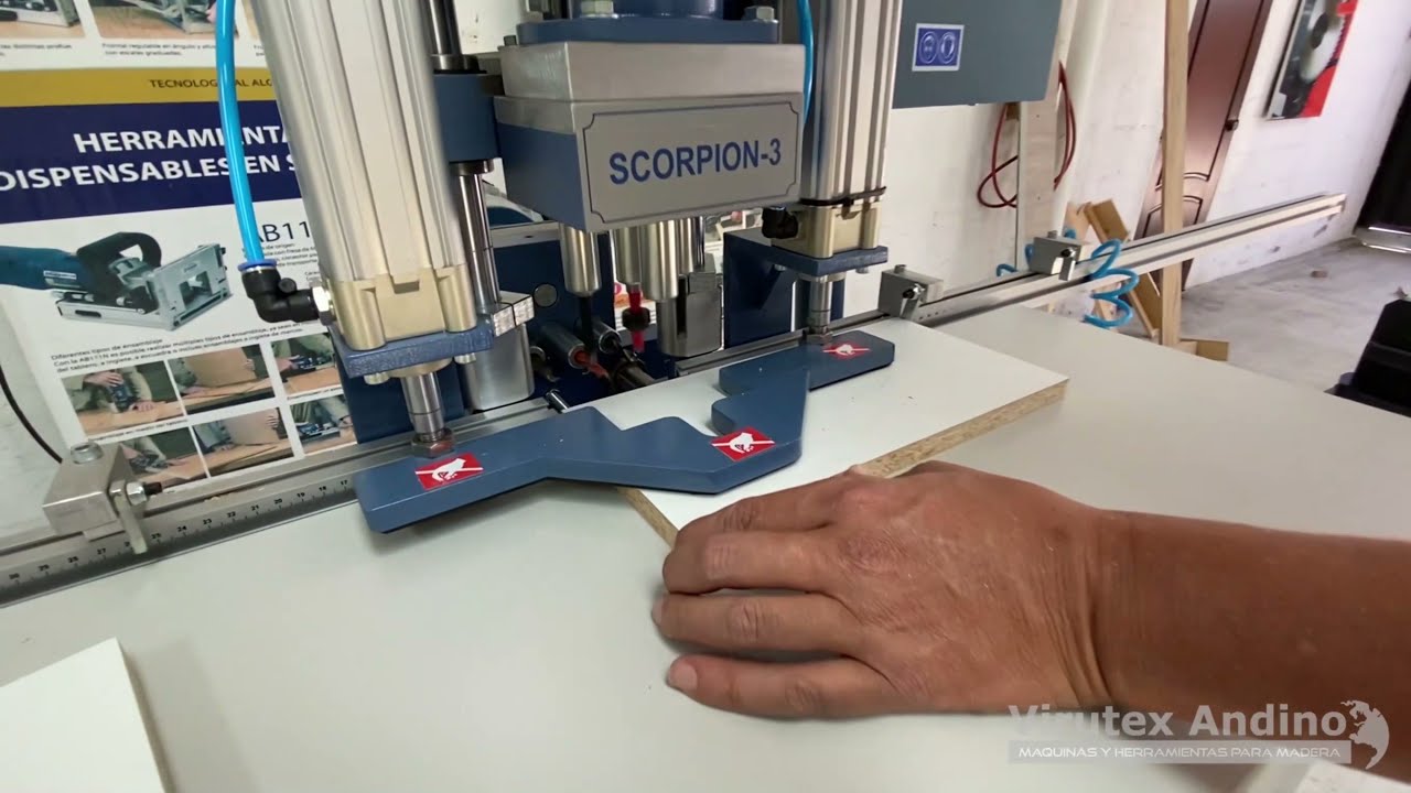 Taladro Scorpion 3 para Minifix y Tarugos