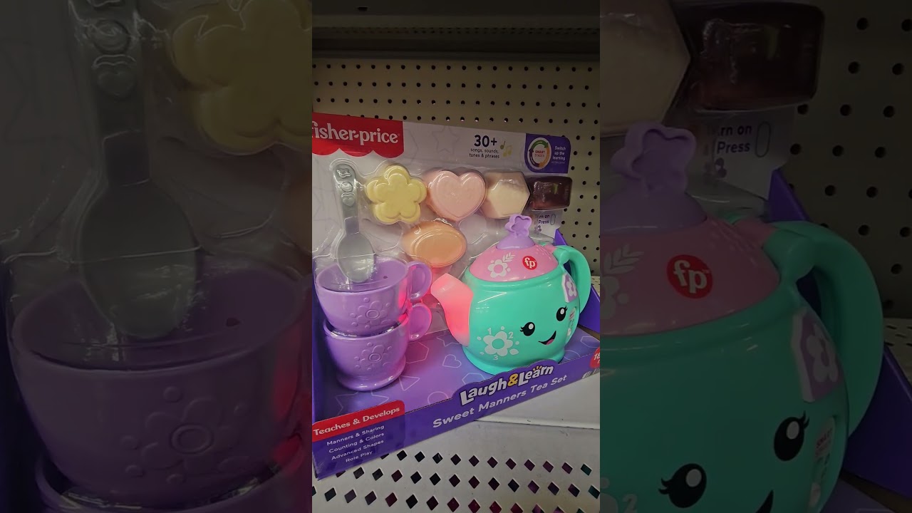 Sweet manners tea set / Laugh and Learn #fisherprice #musical #interactive #youtubeshorts