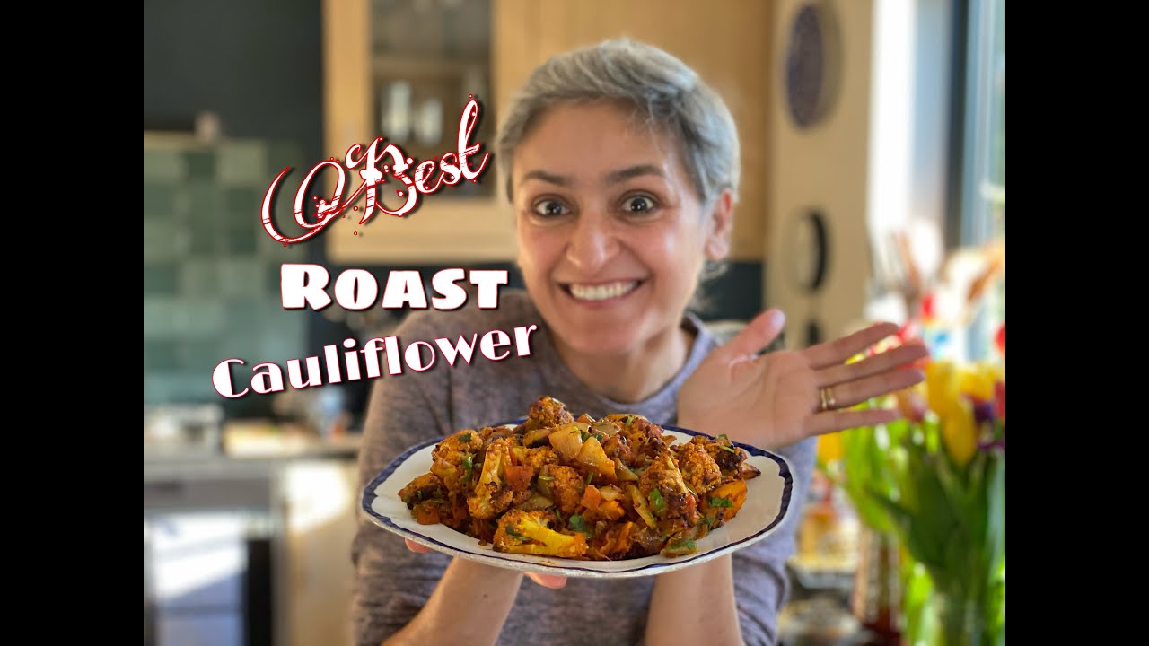 MOST DELICIOUS ROAST CAULIFLOWER SABJI | Vegan Cauliflower recipe | Gobhi masala | Food with Chetna
