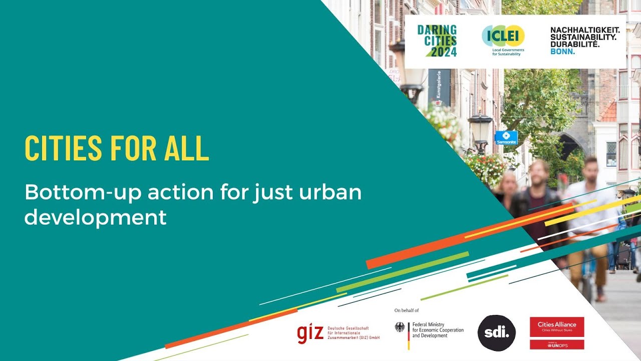 Cities for all: Bottom-up action for just urban development