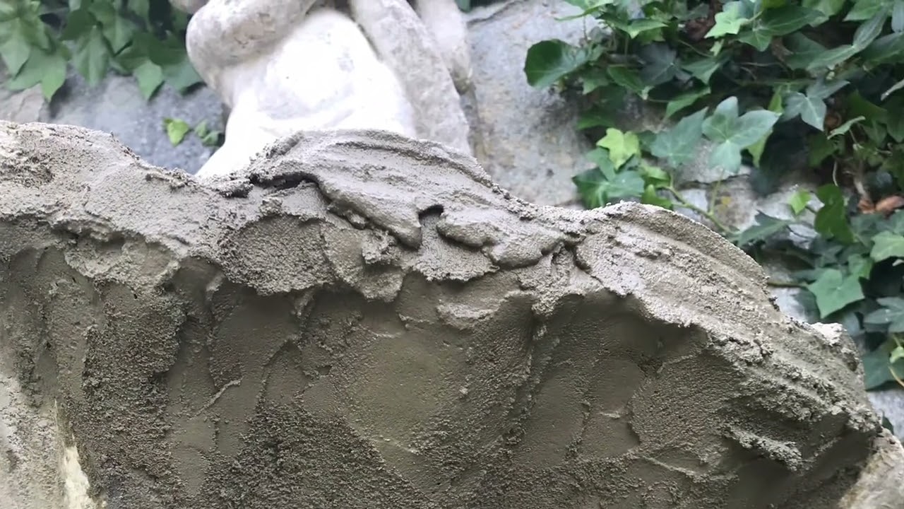 Restauro Fontana in cemento