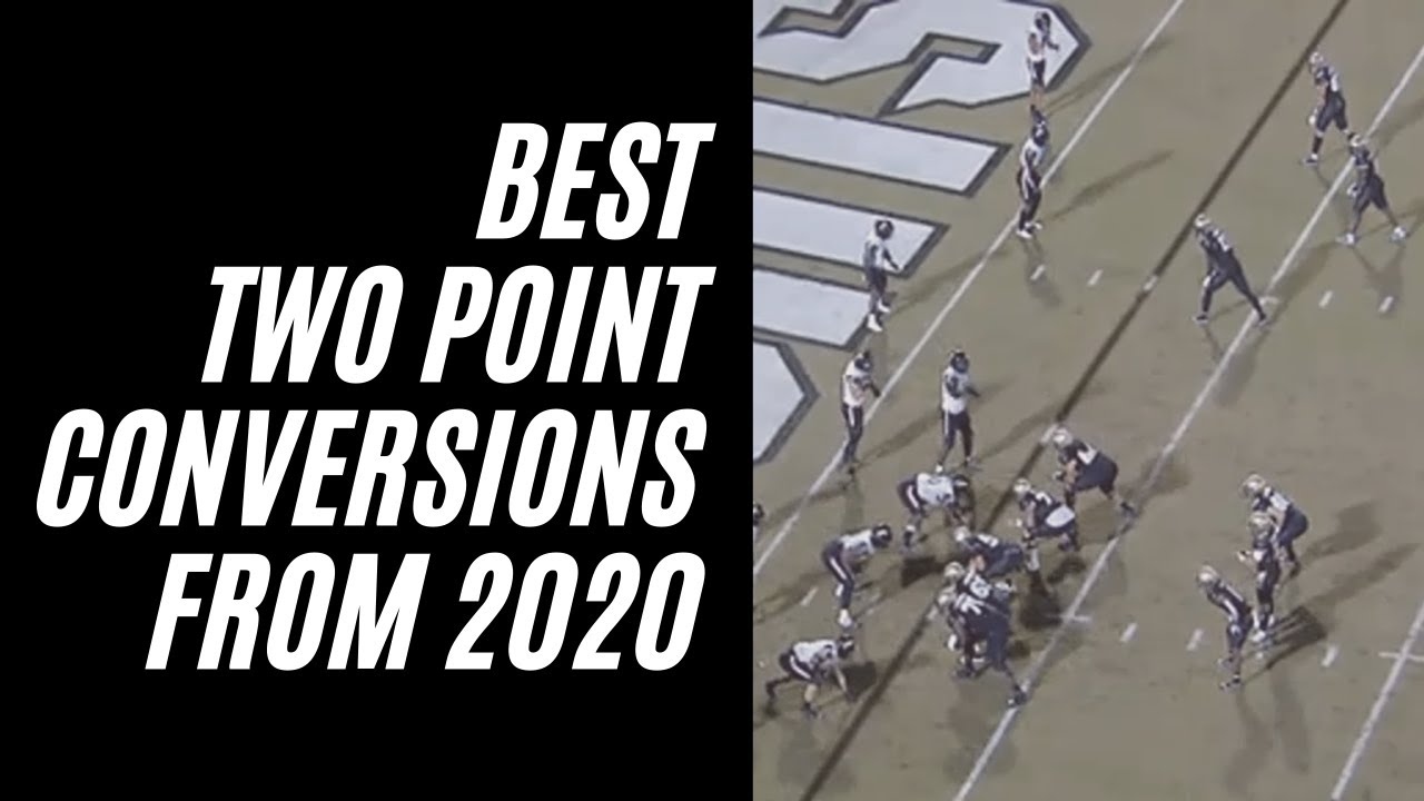Best Two Point Conversion Plays from 2020 College Football Season