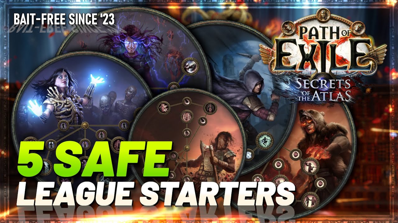 PoE 3.26 - 5 BAIT-FREE League Starter Builds