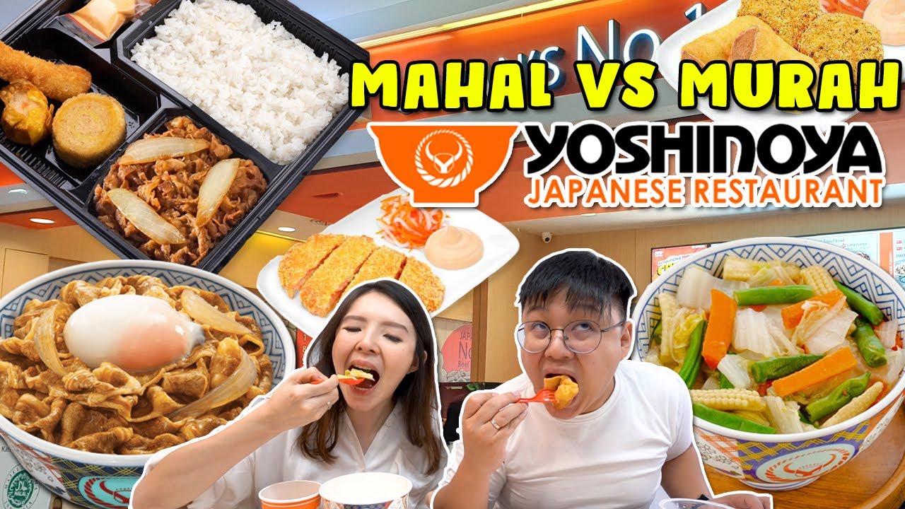 MENU TERMAHAL VS TERMURAH DI YOSHINOYA !! MANA YANG LEBIH WORTH IT ??