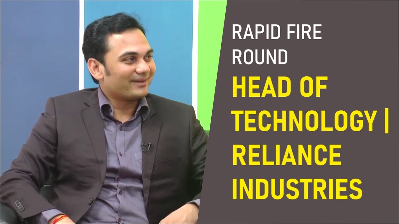 Interesting Rapid Fire Round with Pradeep Tiwari | Head of technology | Reliance Industries.