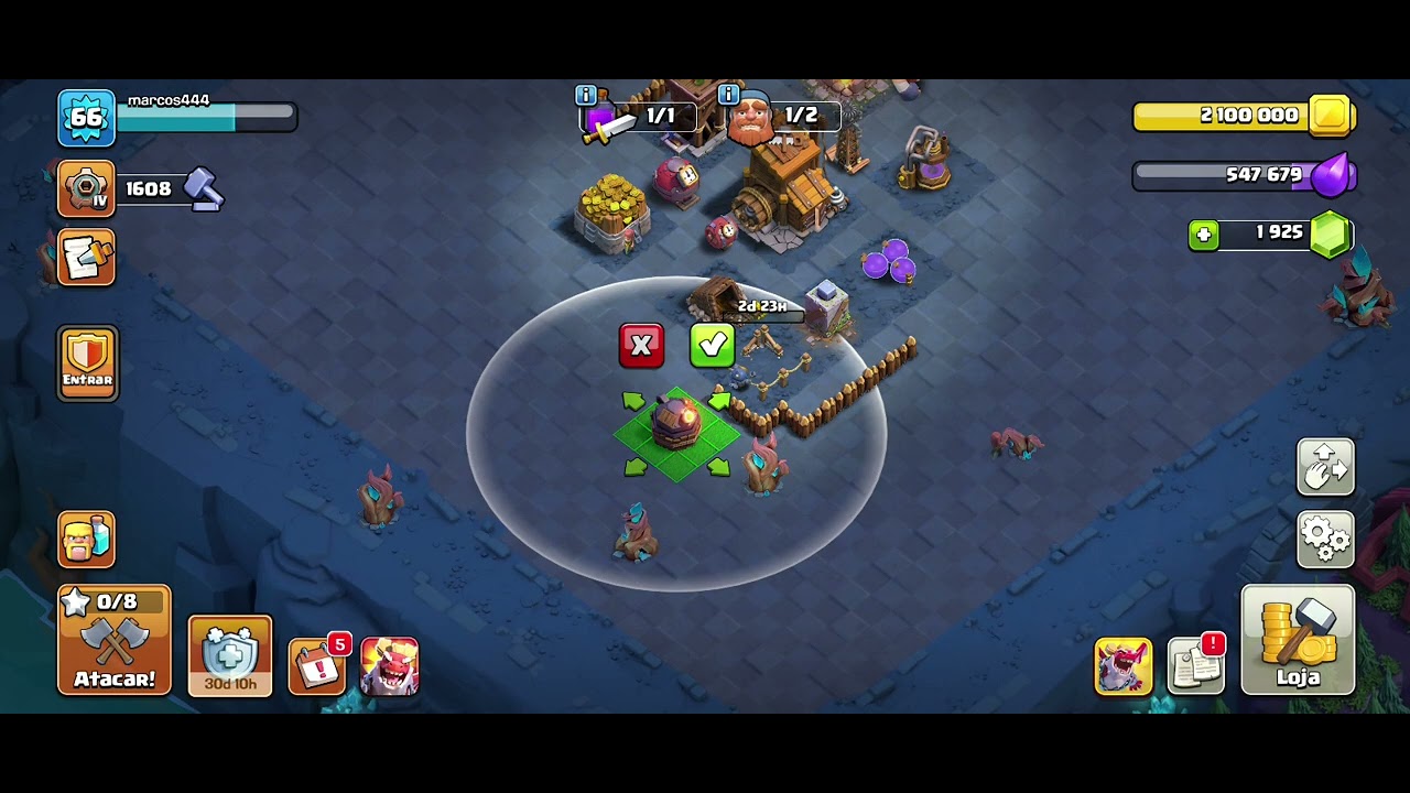 Acompanha eu jogando Clash of Clans partida 29