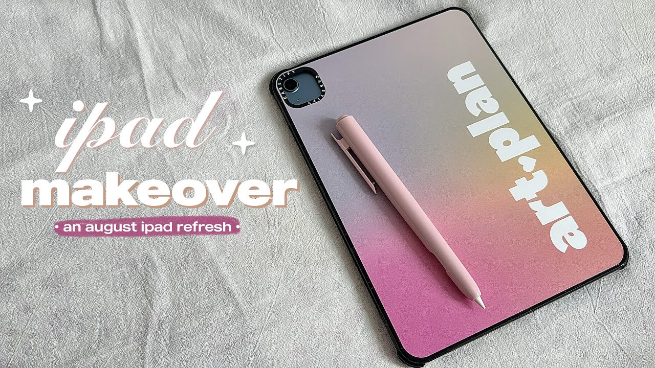 🎀 aesthetic iPad makeover | iPad refresh, widgets, homescreen customization, ipad accessories, etc!)