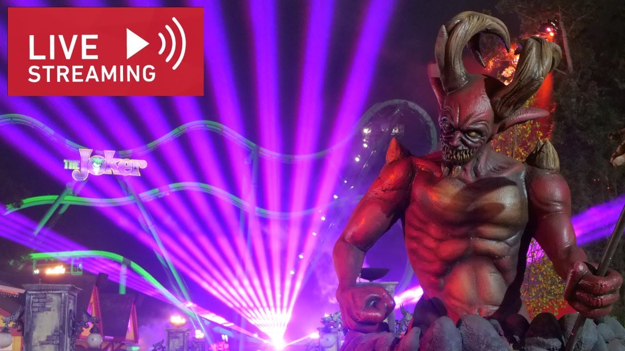 Six Flags Great Adventure HallowFest Live Stream! 11-01-20