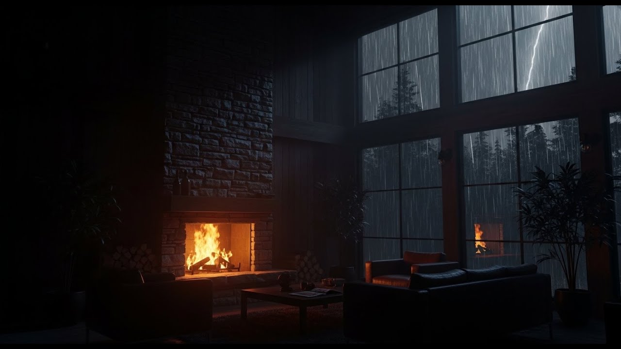 Peaceful Forest Rain and Gentle Piano Music for Deep Relaxation and Calm Sleep