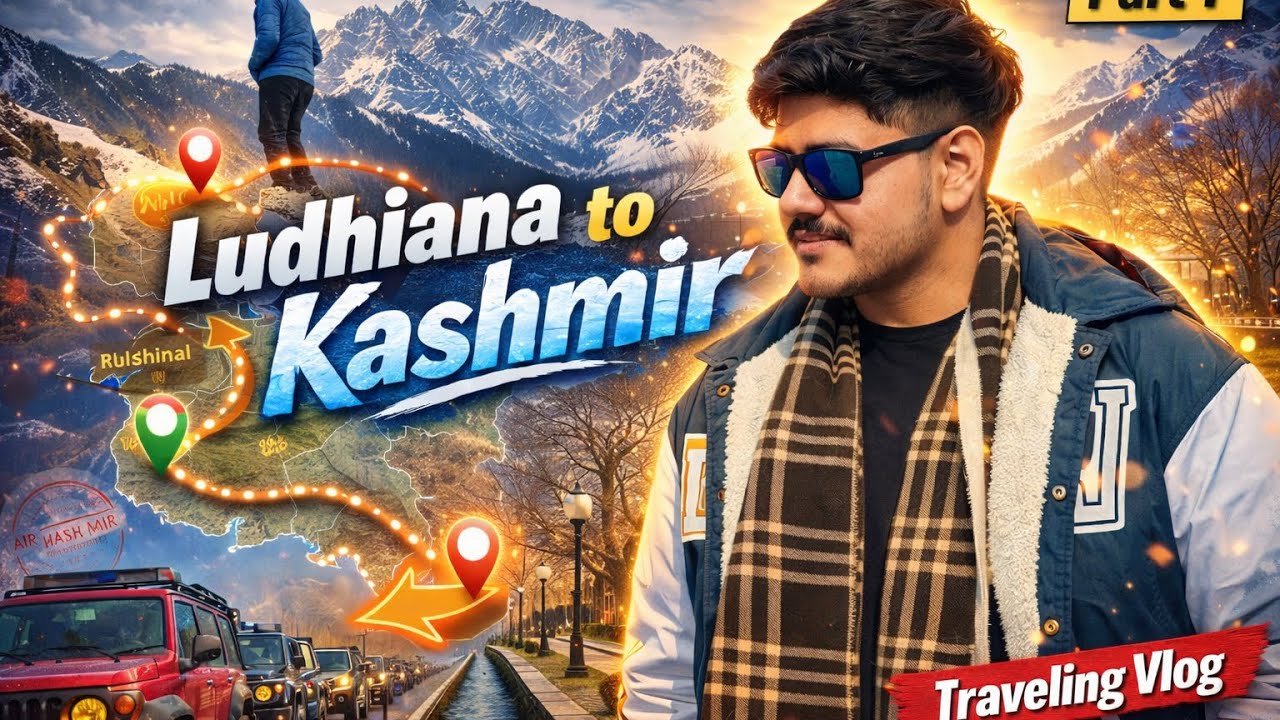 Travel to Kashmir with my cousins❄️🏔️