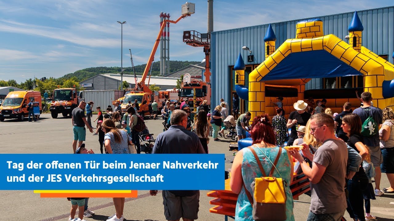 Rückblick Tag der offenen Tür 2023 beim Jenaer Nahverkehr und der JES Verkehrsgesellschaft