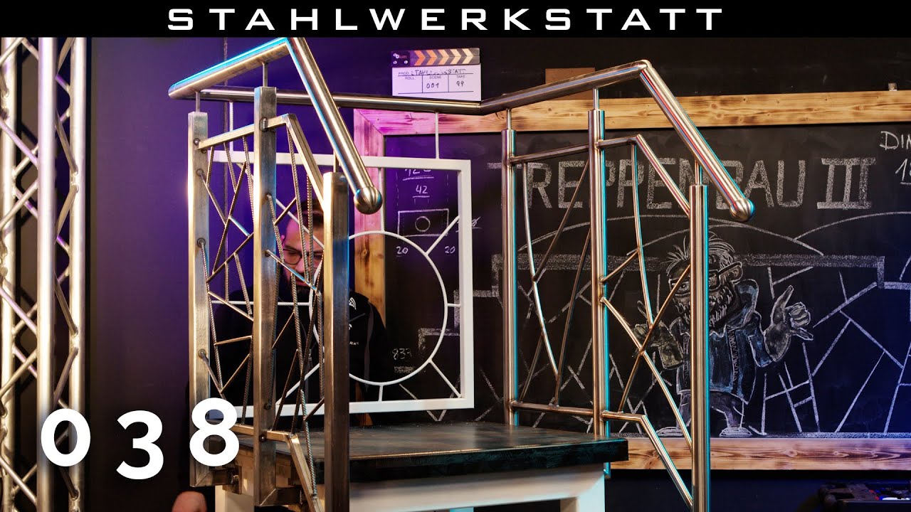 STAHLWERK - Treppenbau Teil III - Geländer schweißen - inklusive Gewinnspiel Auflösung