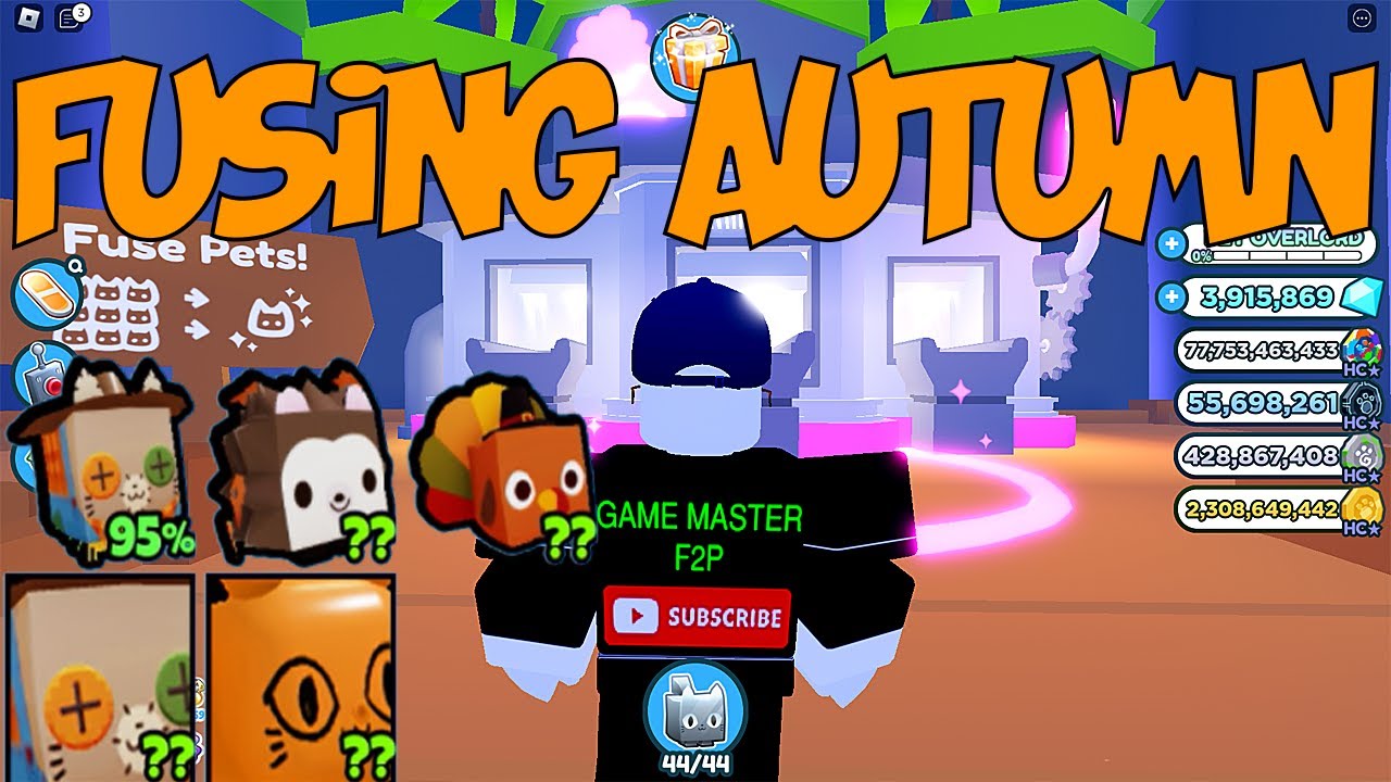 Fusing method pet sim x Autumn. All the fuse recipes Autumn. Best fusing method pet sim x.