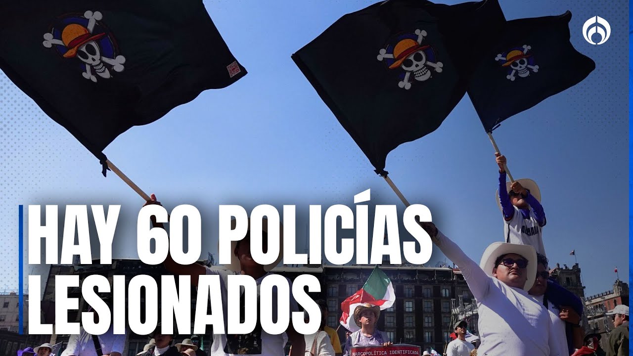Detienen a 40 en marcha de la Generación Z