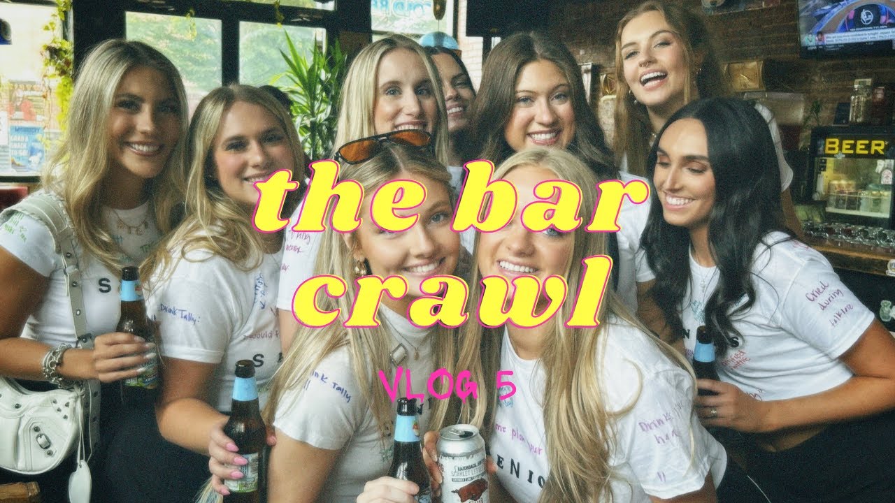 vlog 5: the senior year bar crawl