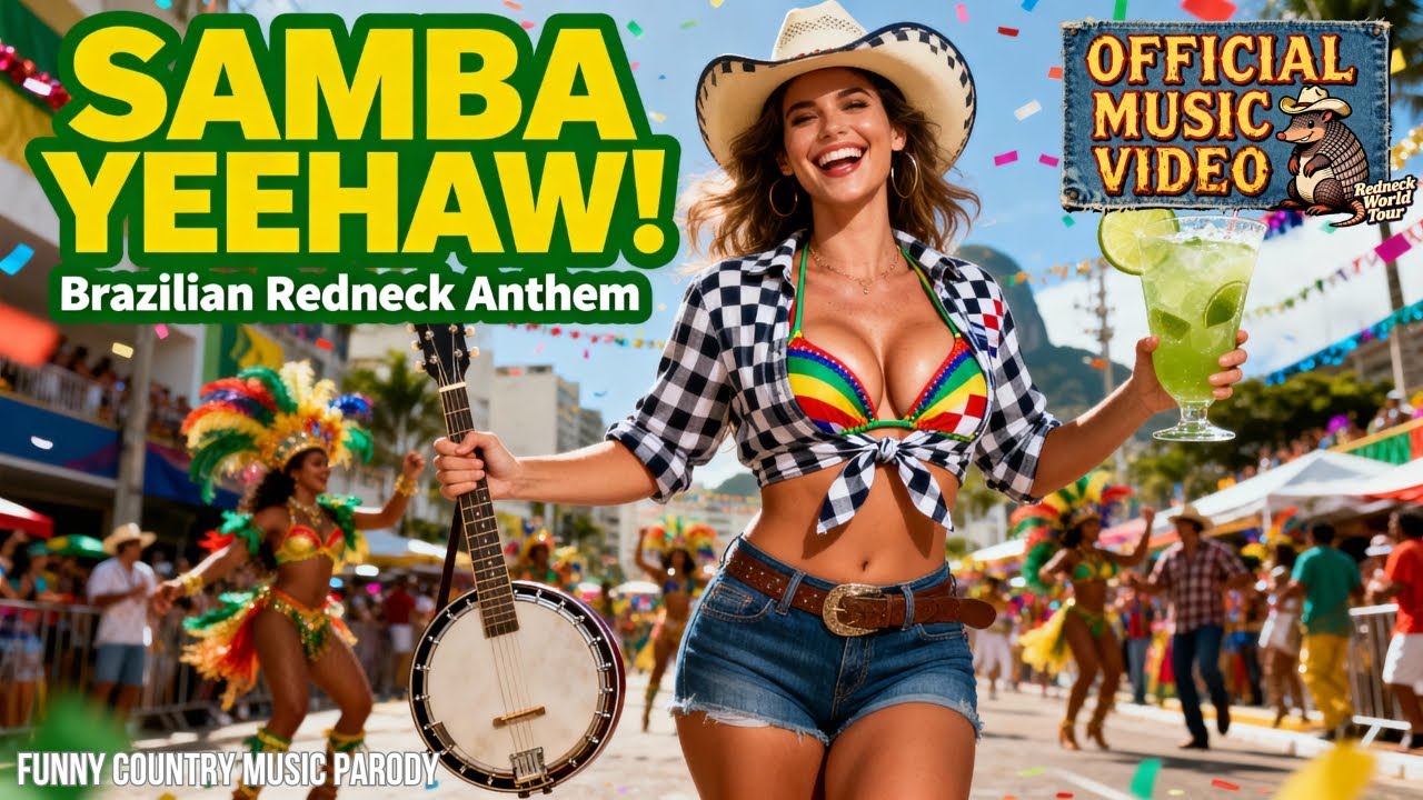 Brazilian Redneck Anthem: Samba Yeehaw! (Funny Country Parody) – RWT 🇧🇷🤠