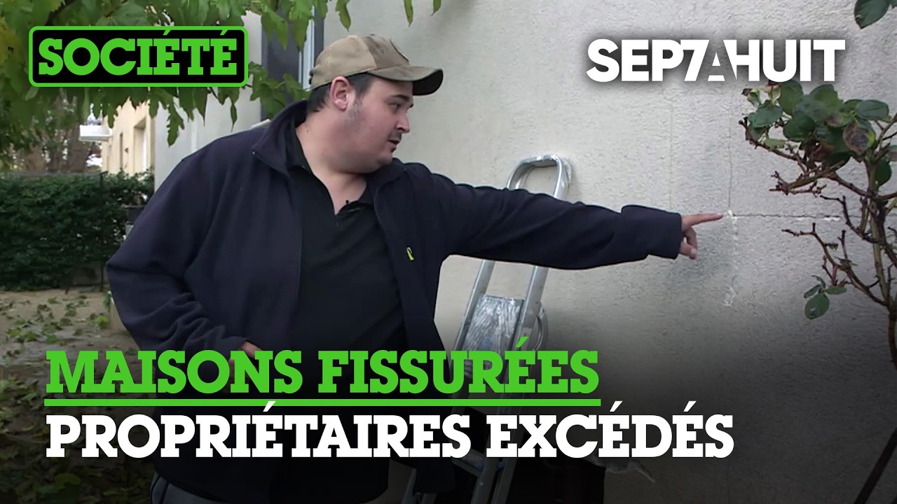 L'enfer des maisons fissurées | Sept à Huit