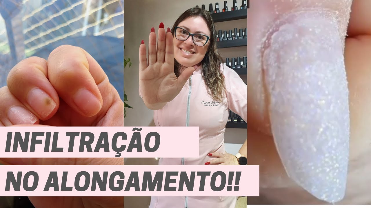 Como evitar infiltrações nas unhas #unhadegel #esmaltegel #infiltração