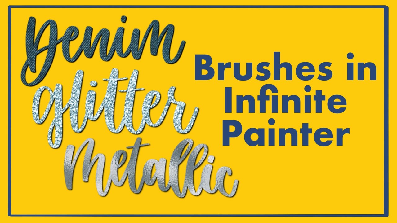 How to make Glitter and Metallic brushes in Infinite Painter