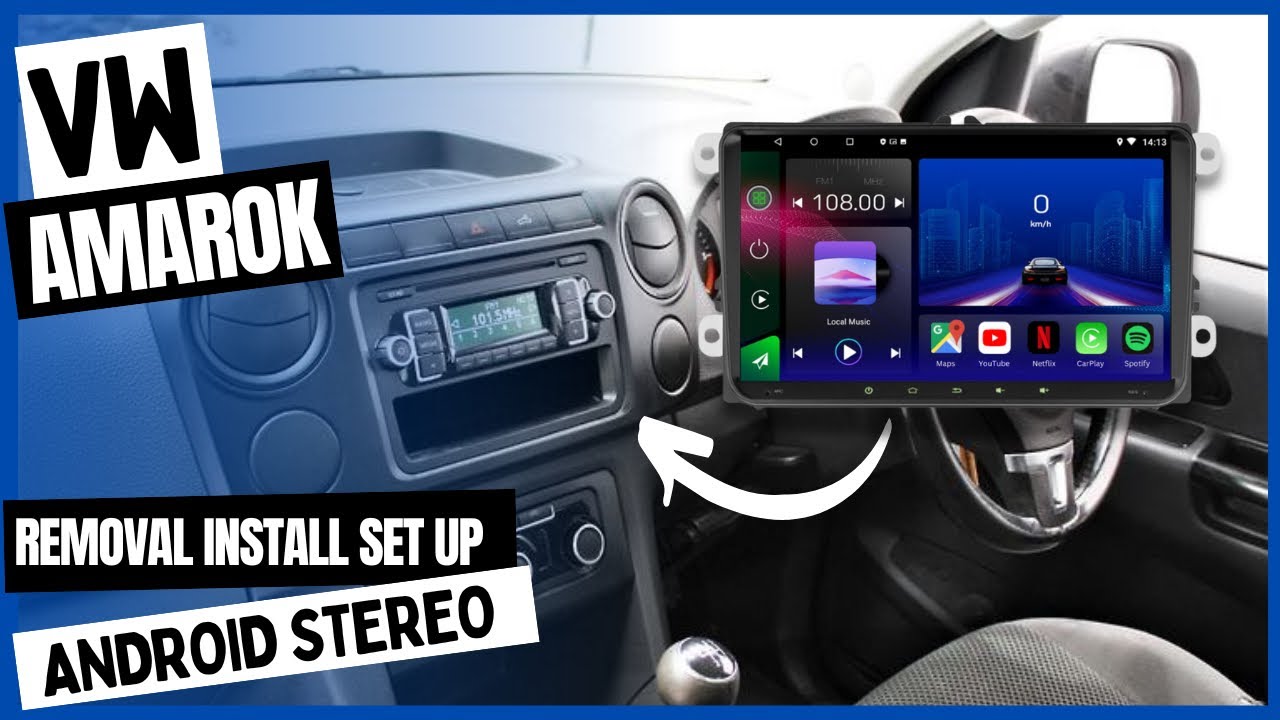 VW Amarok Radio Removal Original Stereo Android Head Unit Installation