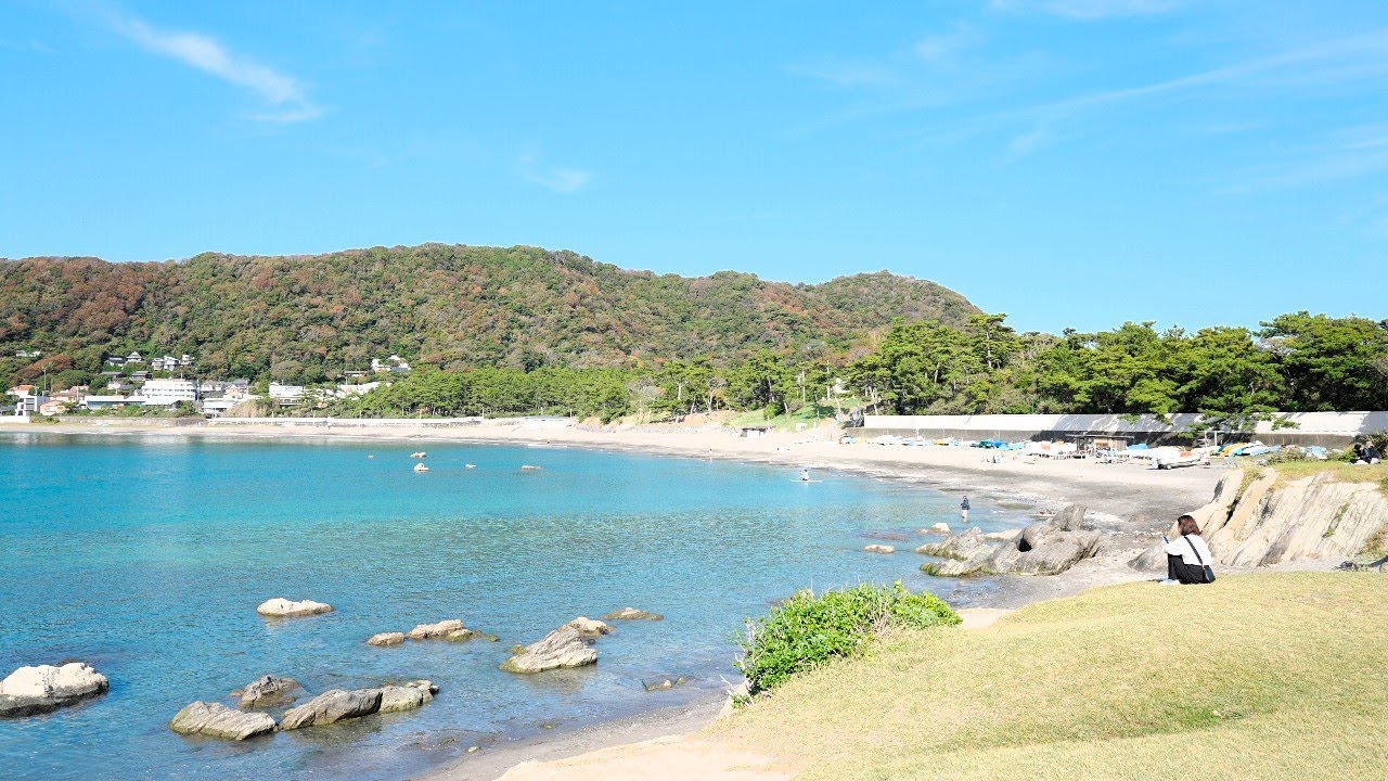 Isshiki Beach, a beach within 2 hours from Tokyo | Kanagawa Japan 4K HDR