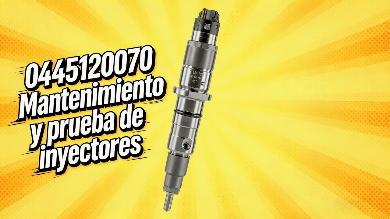 【Episodio completo】0445120070 Tutorial de mantenimiento y prueba de inyectores