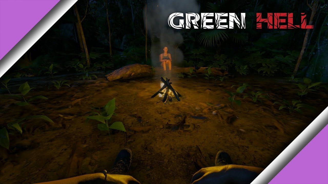 Vi bygger en brasa! | Green Hell med Viniia #1