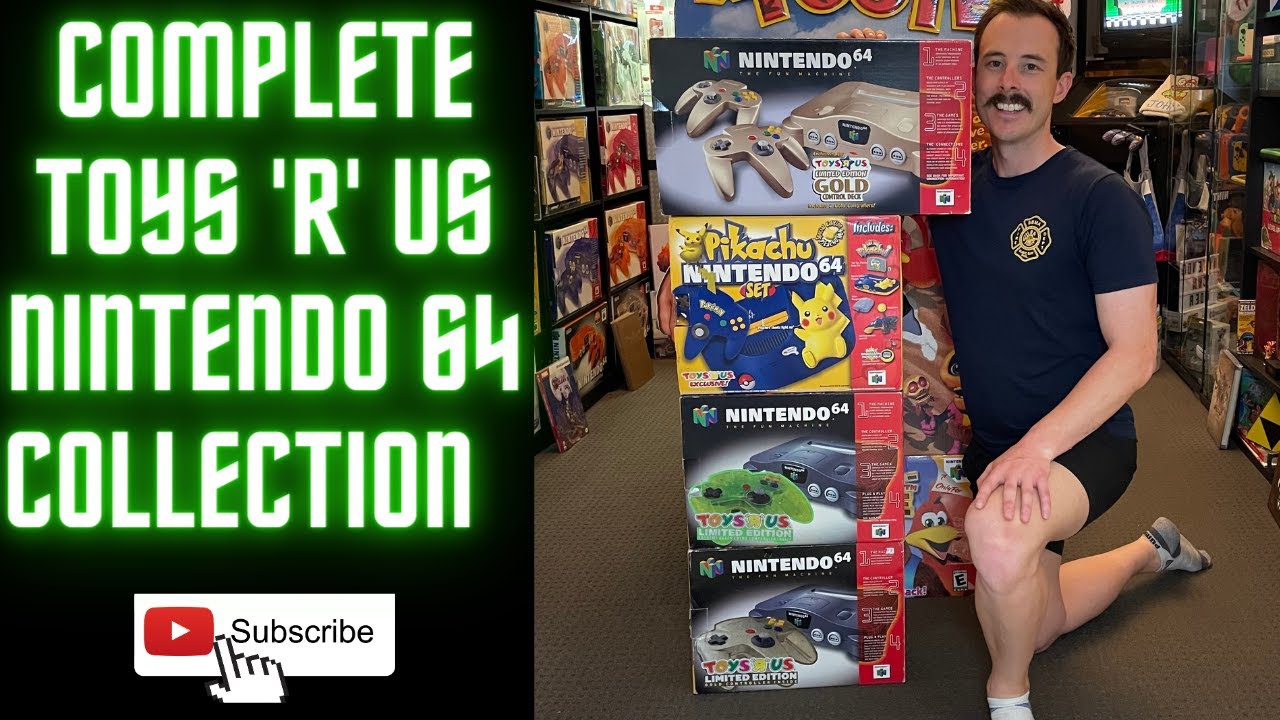 COMPLETE TOYS 'R'' US EXCLUSIVE NINTENDO 64 COLLECTION
