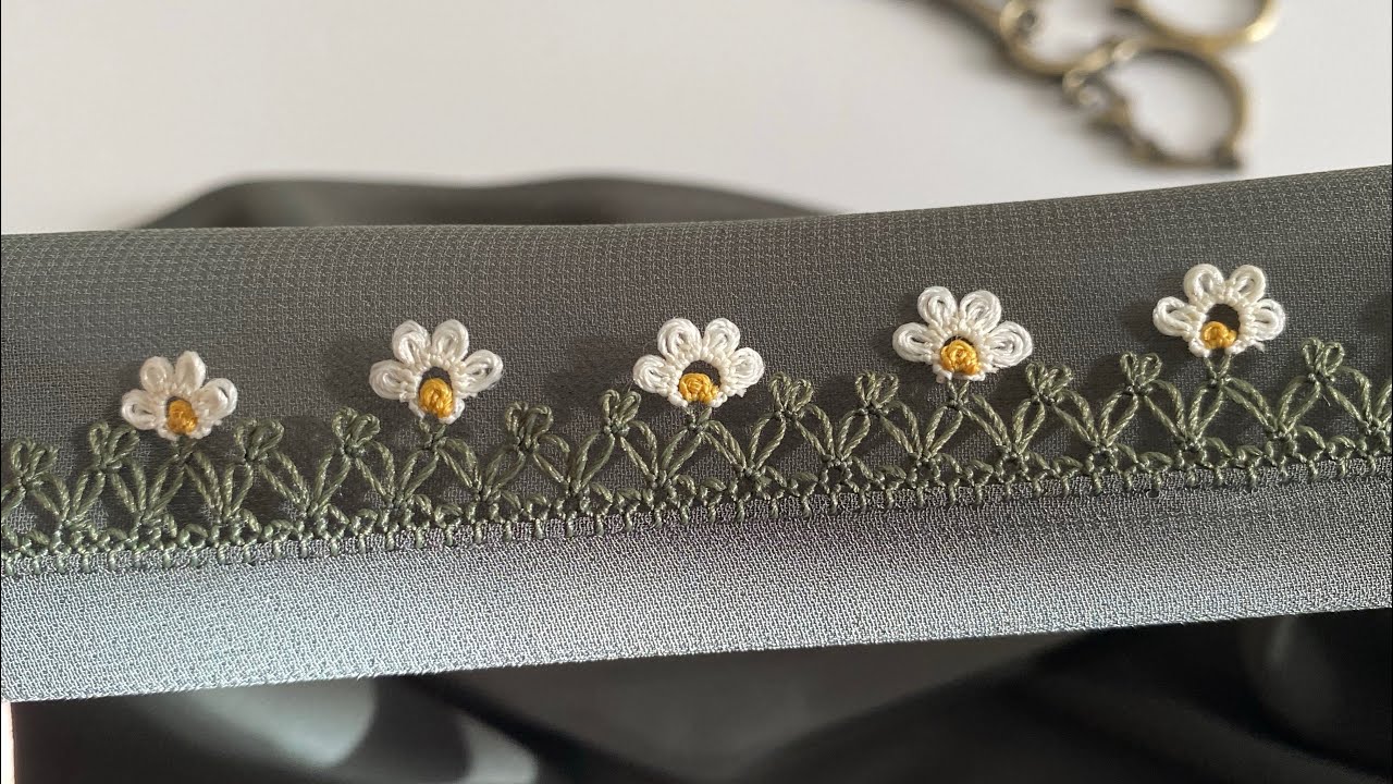 30/ ÜÇ BOYUTLU TARZINDA PAPATYA VİRAL İĞNE OYASI MODELI 2024/NEEDLE LACE KNITTING