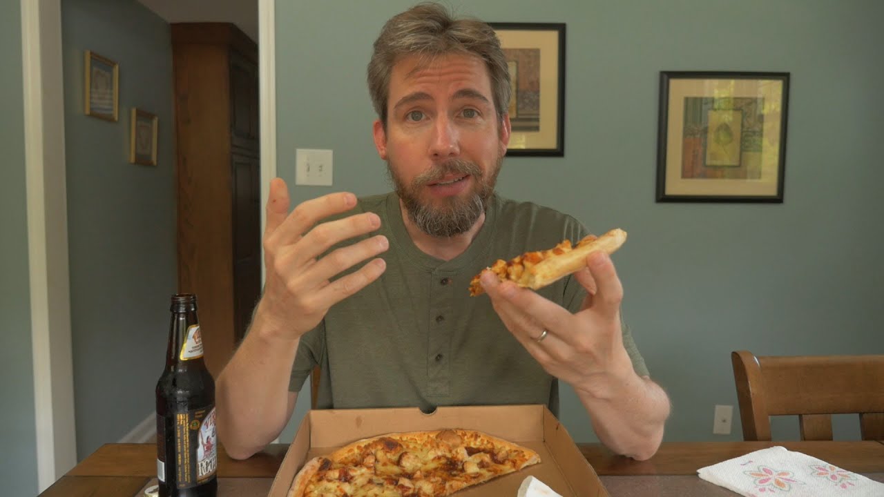 Let's Eat! #3 - BBQ Chicken Pizza & Root Beer [ ASMR ]