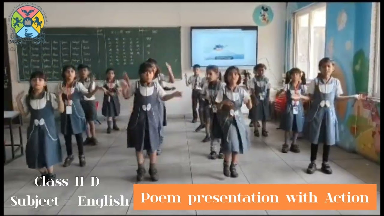 Poem presentation with Action