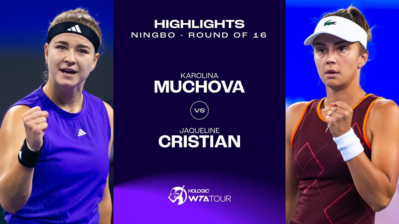 Karolina Muchova vs. Jaqueline Cristian  | 2024 Ningbo Round of 16 | WTA Match Highlights