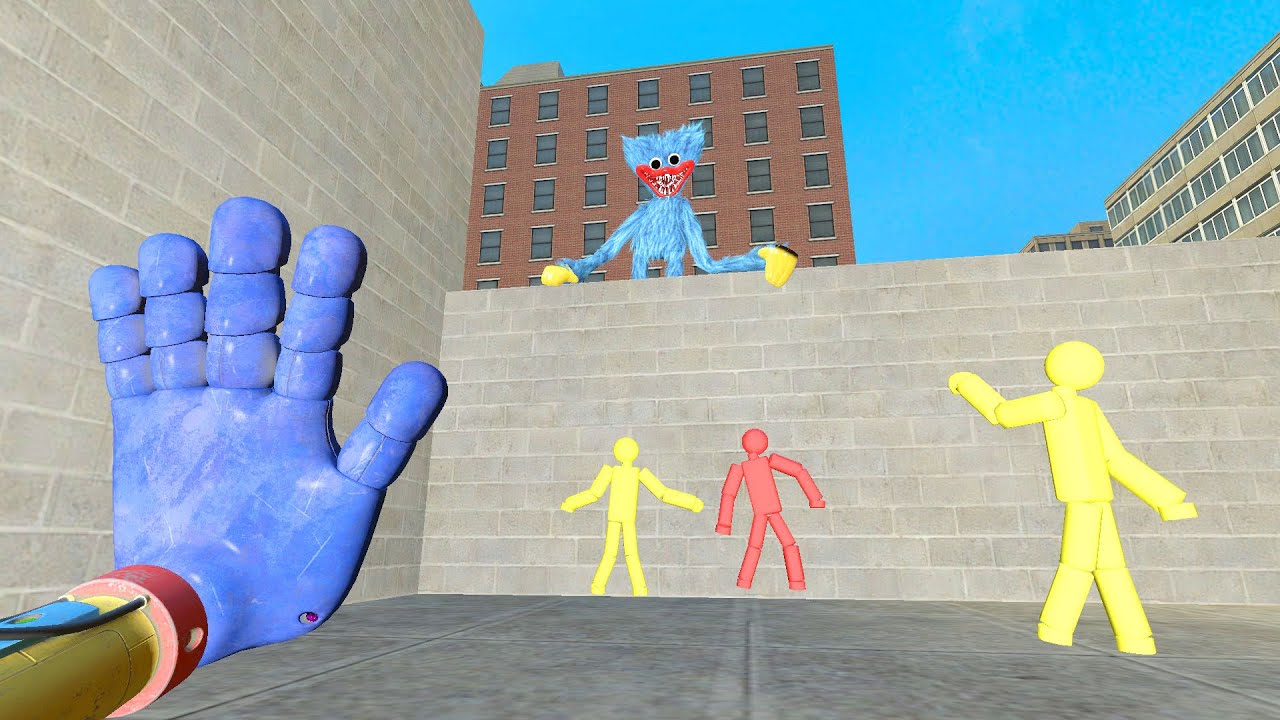 All Poppy Playtime Chapter 3 Monsters Chase with Grabpack in Liminal Hotel in  Garry's Mod pt 27