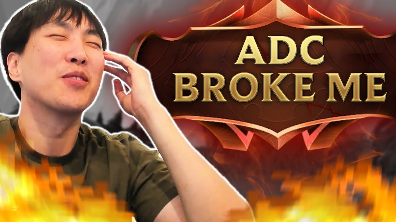 League and ADC has officially broke me.