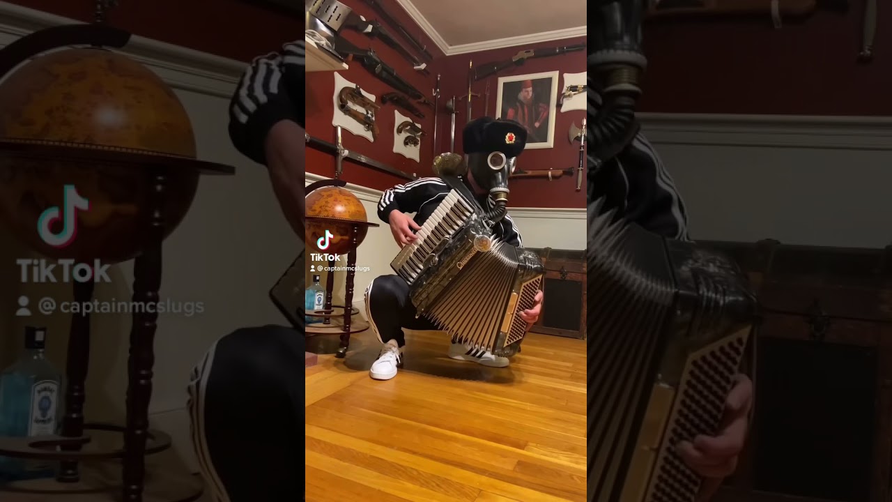 Squatting and playing 