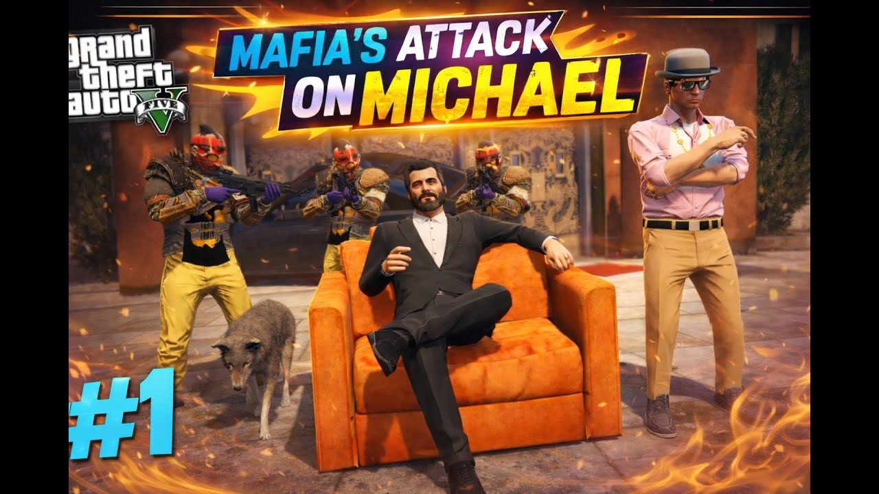 MAFIA'S ATTACK ON MICHAEL | GTA 5 GAMEPLAY  | #gta5gameplay #technogamerz #gta5 #gaming