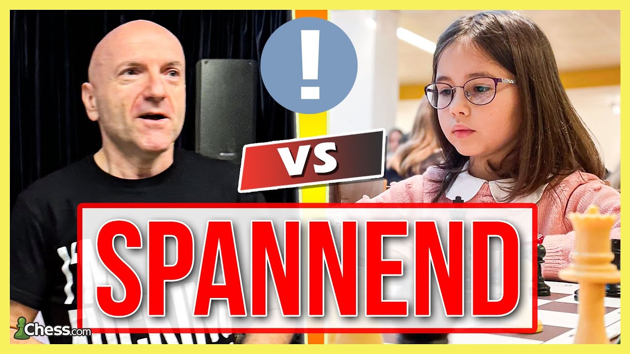 Spannende Partie gegen 10-jähriges Mädchen