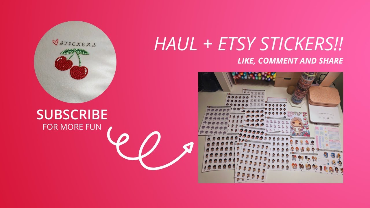 Haul+Etsy Stickers