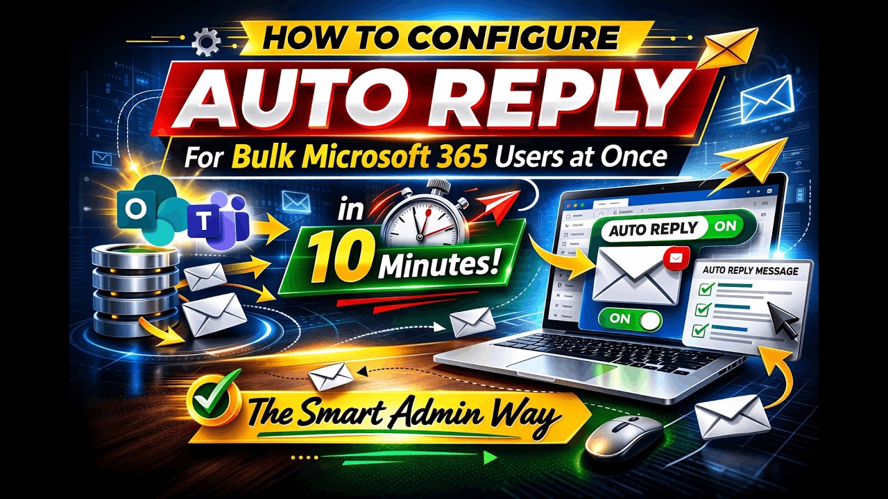 Bulk Auto‑Reply Setup in Exchange Online – The EASIEST Admin Guide (2026)