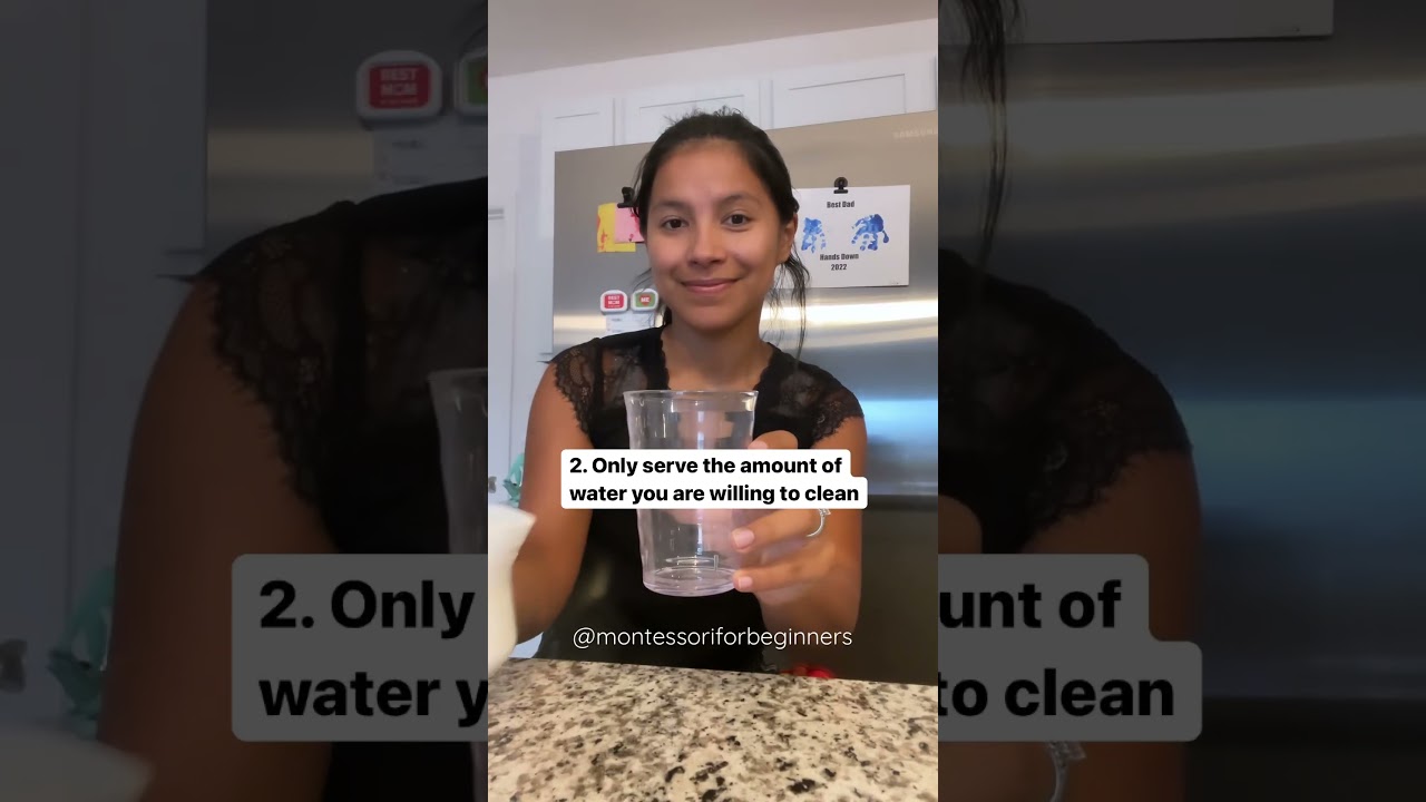 Tips to learn to drink in an open cup!
