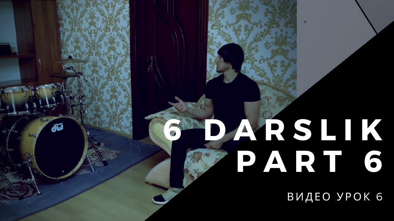 DRUM LESSON 6 | УРОК 6 | БАРАБАНЩИК | HALIM DRUMMER DARSLIGI | DRUMMERS USA | MASTER CLASS | США |