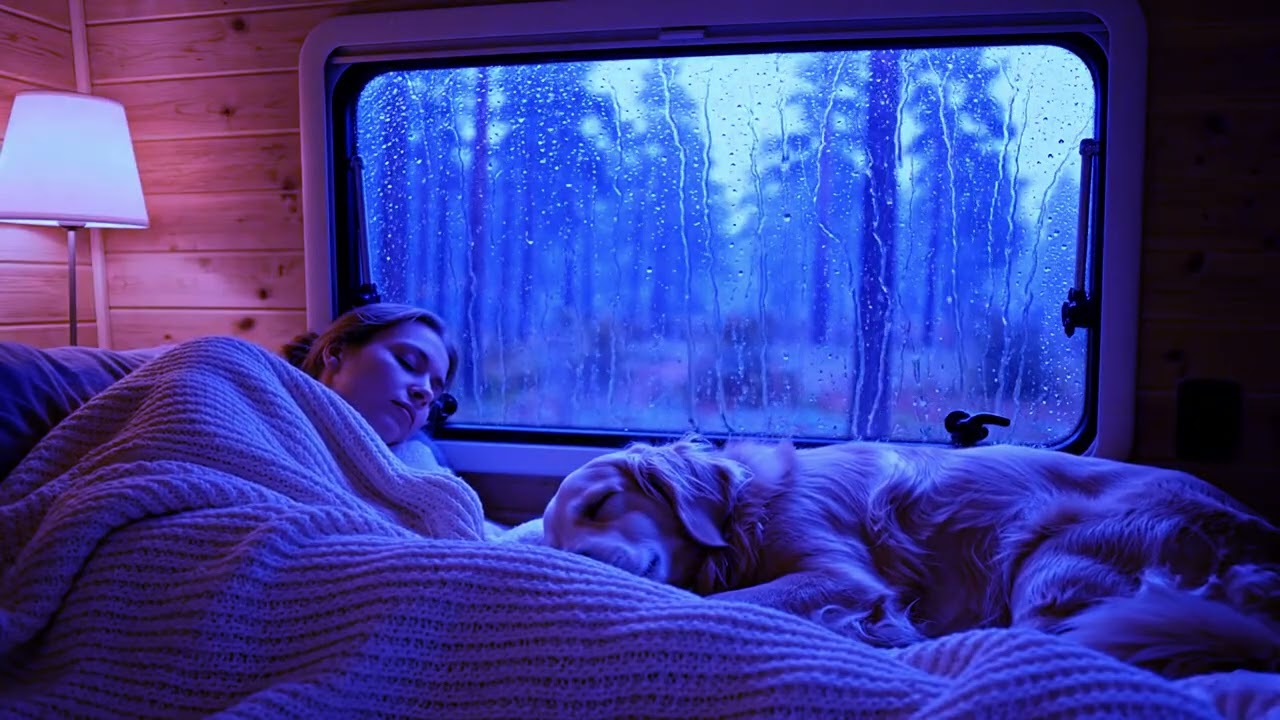 Deep Sleep Rain and Thunder Sounds for Night Relaxation