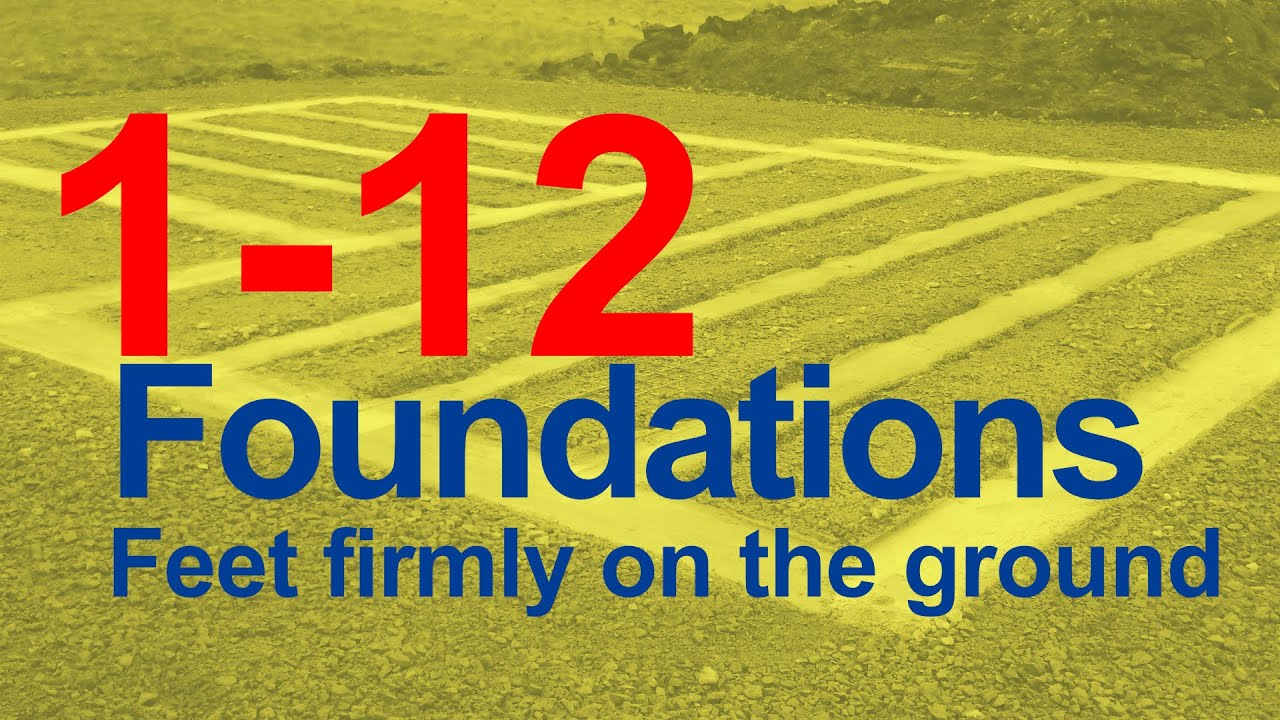 1-12 Basic Strip foundations